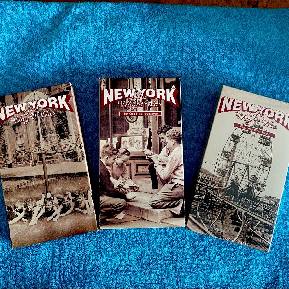 VHS - I❤️NY “New York-The Way It Was” x3